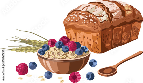 Title Japanese onigiri rice sandwich wrapped in black nori seaweed with spicy salmon and egg filling for snack menu