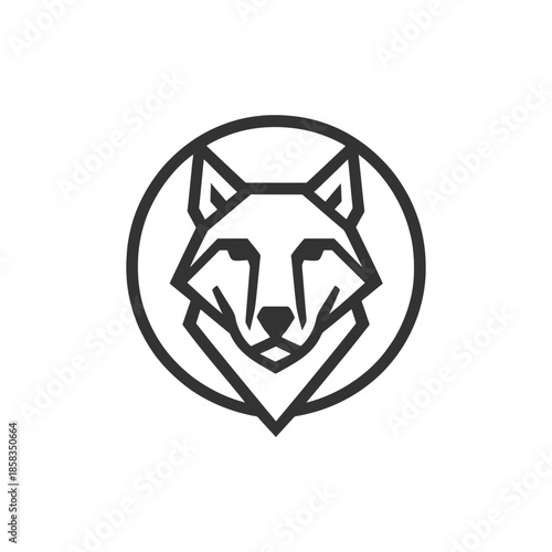 Frostbite Wolf Shaded Vector Design