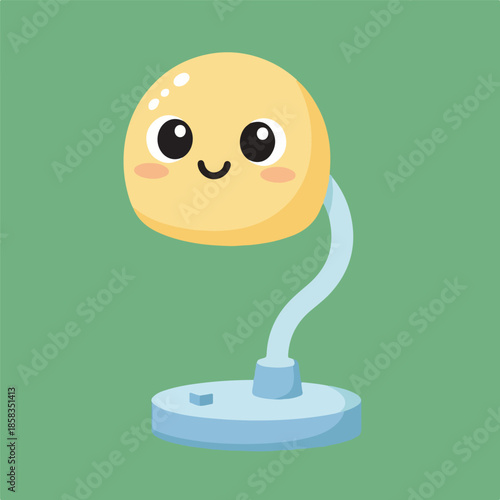 Smiling Desk Lamp Character
