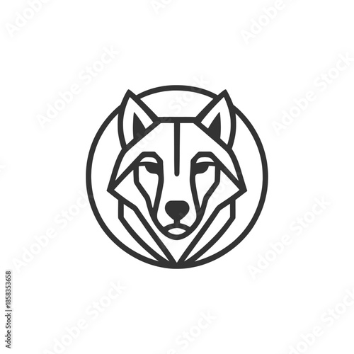 Nightsteel Wolf Minimal Icon