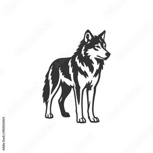 Riftshadow Wolf Minimal Icon