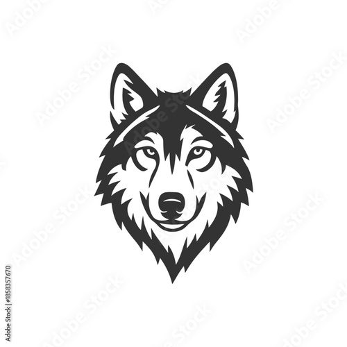 Sharp Ridge Wolf Abstract Mark