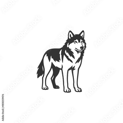 Steelwind Wolf Crest Logo