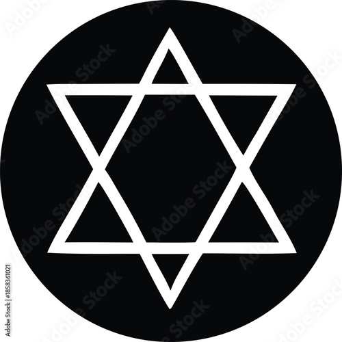 Star of david symbol Vector