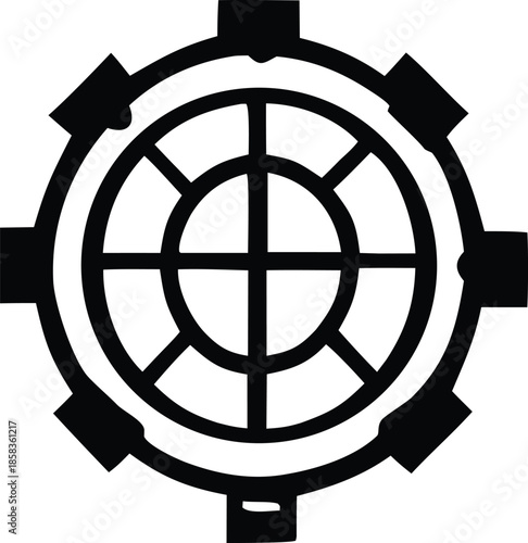 Precision target design Vector