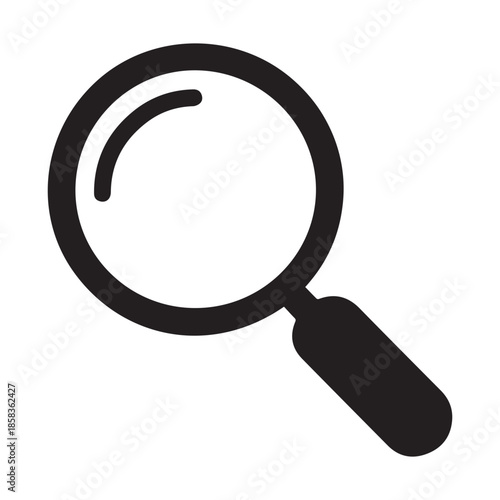 vector magnifying glass icon