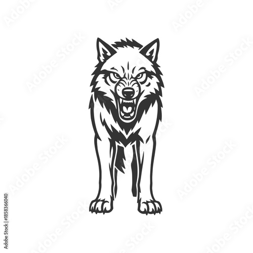 Wolf Vector Ember Wolf Rune