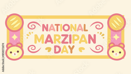 National Marzipan Day illustration 