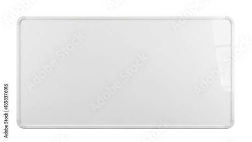 Isolated dry erase presentation board, modern conference room, school bulletin surface