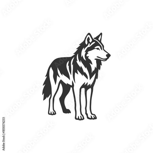 Wolf Vector Shadow Moon Arc