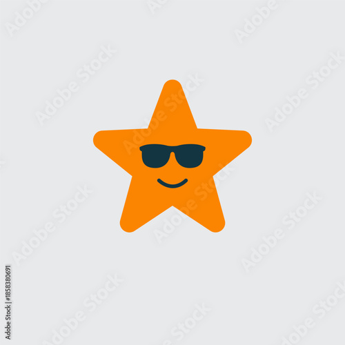 Cool Star Emoji with Sunglasses