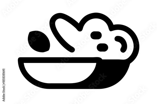 Clean Food Composition With Soft Colors  Minimal V (7) Vector Illustration