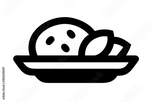 Modern Kitchen Food Illustration  Clean Vector  Wh (9) Vector Illustration