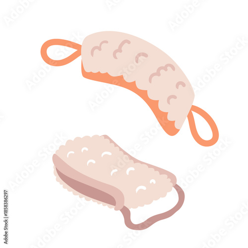 Ergonomic back scrubbers and loofahs designed for a deep cleanse. Essential accessories for a refreshing shower or traditional bath house session.