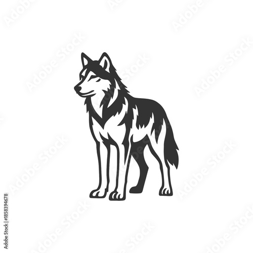 Silent Ember Wolf Dynamic Form