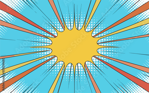 blue Comics rays background , blue Comics rays abstract background