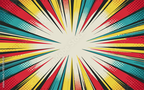colorful Comics rays background , colorful Comics rays abstract background