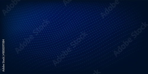 Dot white blue wave light screen gradient texture background. Abstract technology big data digital background.