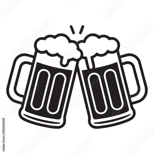 mug of beer with foam