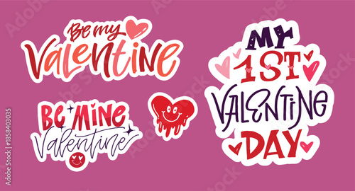 Valentine's Day core. Hand drawn doodle lettering quote about Love. Lettering for t-shirt design, mug print, bag print, clothes fashion. 100% hand drawn vector image.