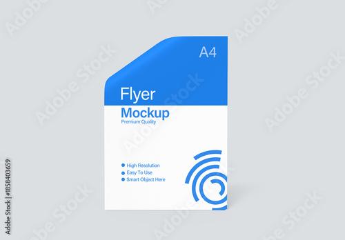 Editable A4 Flyer Mockup