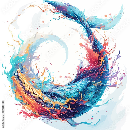 Quadro em tela Leviathan Design Very Cool
