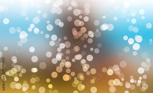christmas new year creative abstract background with bokeh