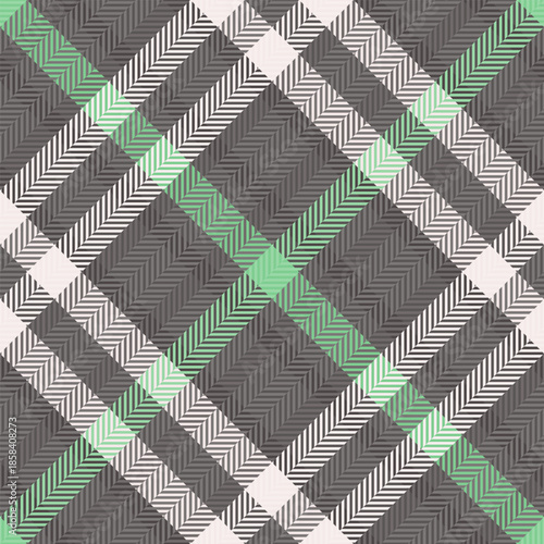 Easter seamless pattern background, tablecloth check vector plaid. Winter textile tartan fabric texture in grey and gray quill colors.