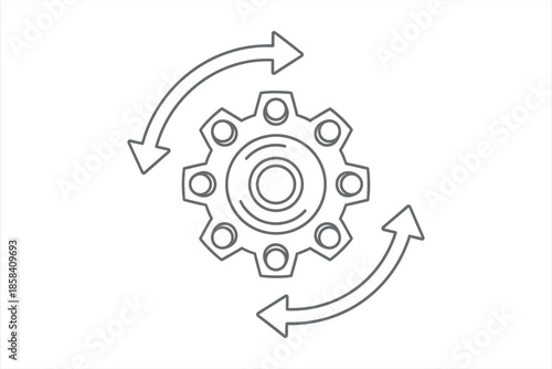 Rotating Gear Update Graphic