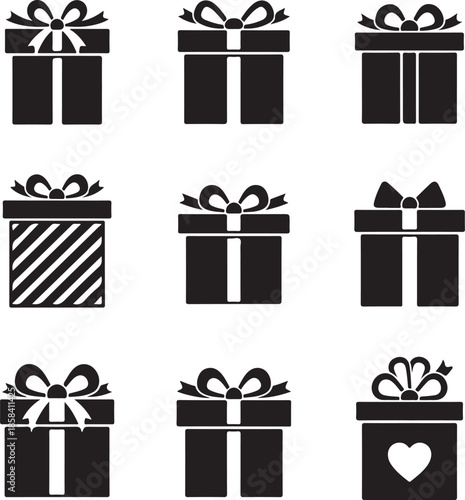 Gift Boxes Icons Collection 74fb8f234d53885a9a2417b1596abc5ddr