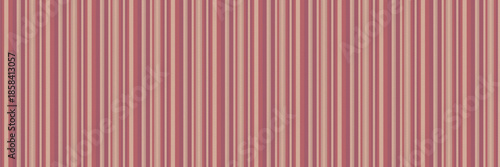 Farment stripe vector texture, choose background seamless lines. Flanket fabric vertical pattern textile in red and light colors.