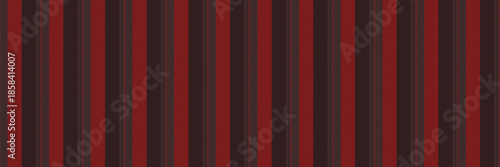Ltage textile stripe pattern, costume fabric seamless background. Pure vertical texture vector lines in red and dark colors.