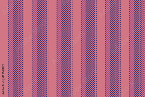 Ltraight vertical pattern background, dining room fabric texture lines. Rurity textile vector seamless stripe in red and indigo colors.