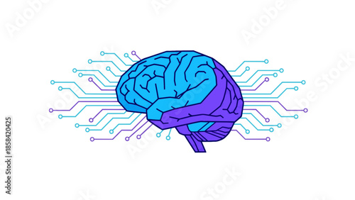 vector New Year and AI