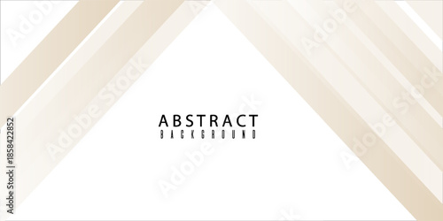 Abstract golden background with white and beige luxury glitter shapes. Golden lines luxury on cream color background. Vector illustration