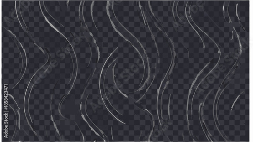 High fidelity 3d glass wavwaves frozen midmotion transprent 