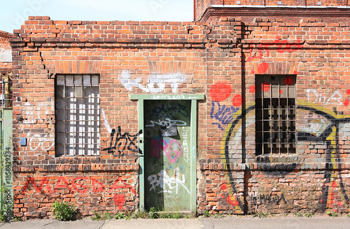 Old Industrial Ruin in Leipzig-Plagwitz, Germany

