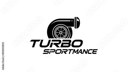 Turbo Sportmance Logo Featuring a Stylized Turbocharger Icon.