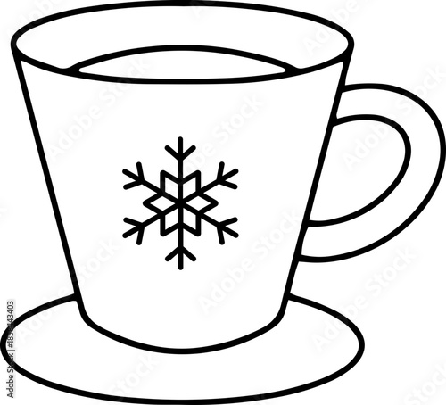 cafe coffee cup line illustration svg