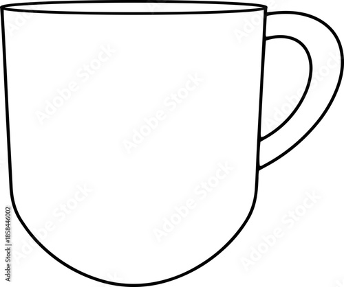 cafe coffee cup line illustration svg