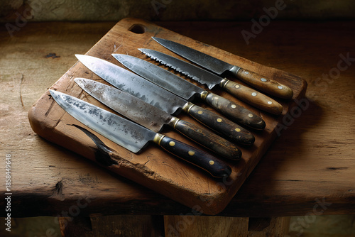 Worn Kitchen Knife Collection