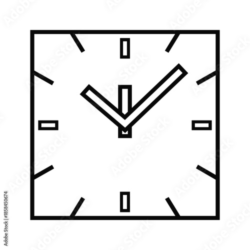 Clock Face Showing Five Minutes to Deadline