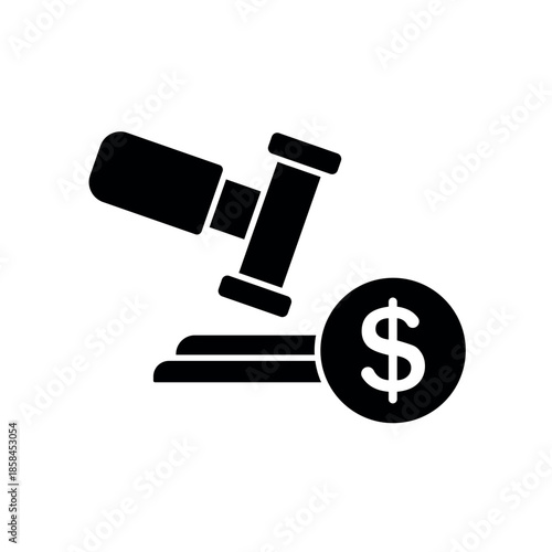 Icon a Financial Regulations, isolated against a clean background.