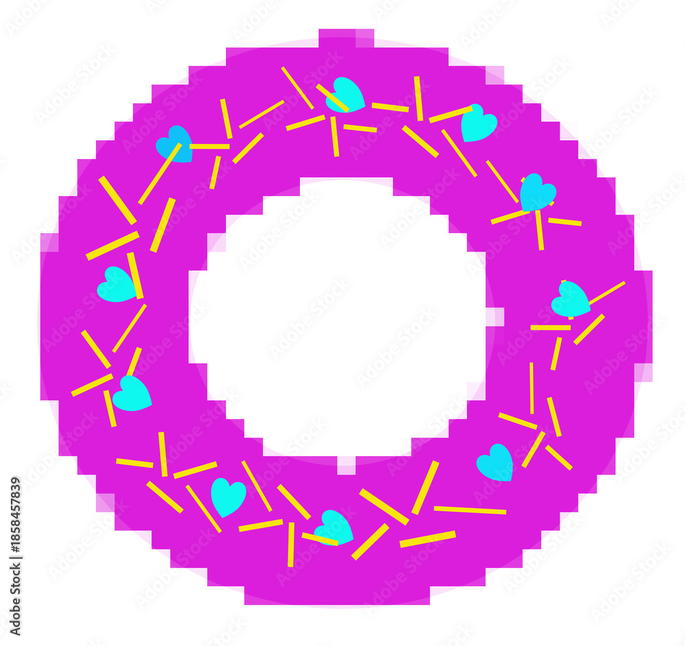 Fototapeta premium purple donut