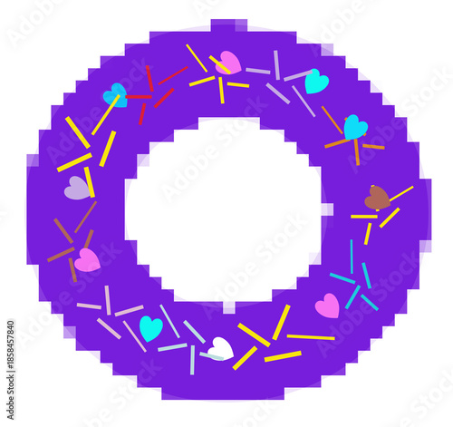 blueberry donut