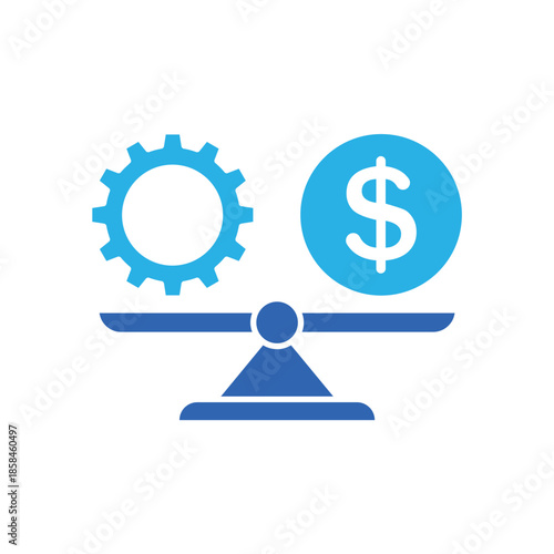 Icon a Financial Stability, isolated against a clean background.