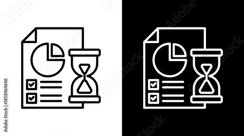 Evaluation Hourglass Icon