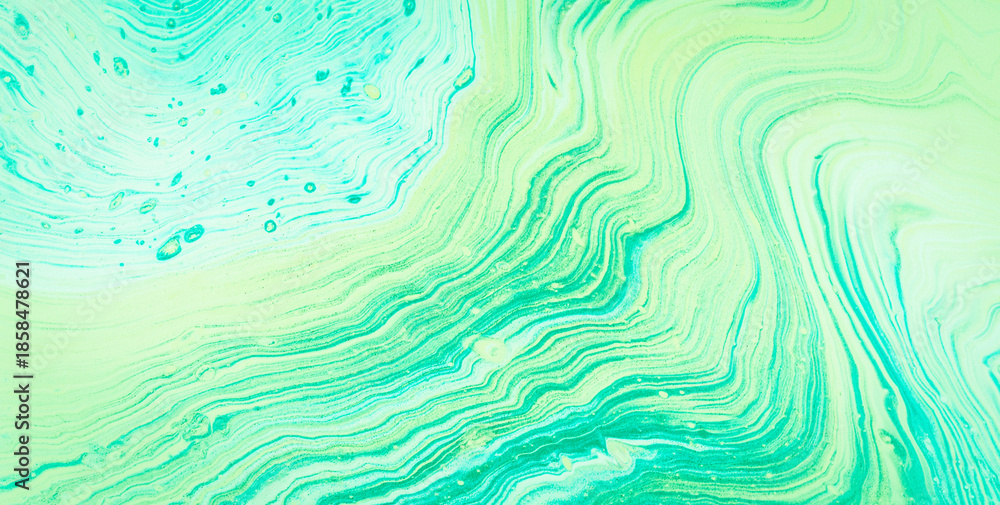 Fototapeta premium Painted Dreamscape Infused with an Array of Colors and Abstract Forms