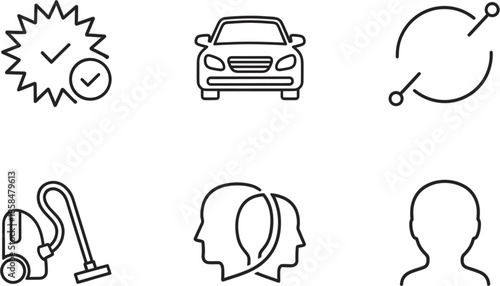 Essential Vector Icons for Business and Technology