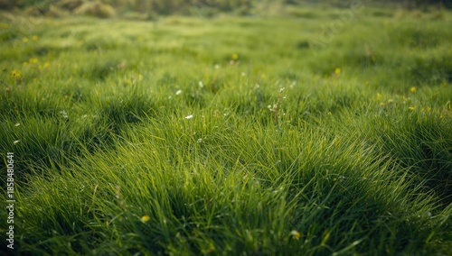 Wallpaper Mural Green natural textured backdrop with puna grass from the high Andes, emphasizing background use for text or graphics Torontodigital.ca